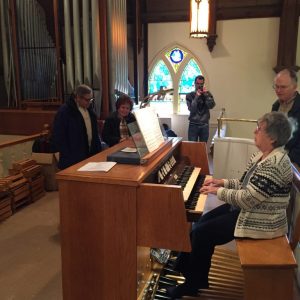 Gail DeBoer at St. Peter's Episcopal Church, Cheshire