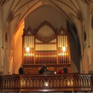 1892 3 manual Johnson Organ, Sacred Heart Church, Waterbury (now closed)